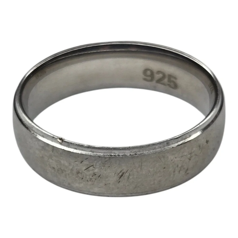 Vintage Band Ring Size 9.25 Silver Fair Sterling Silver 925 5.1g Minimalist